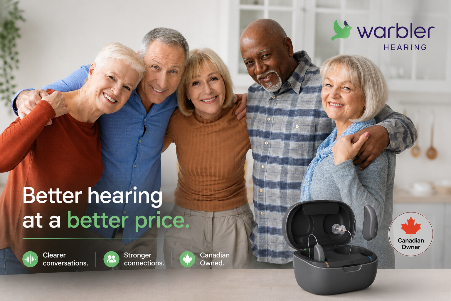 Warbler Series 7 : Canada OTC Hearing Aids Professionally Programmed