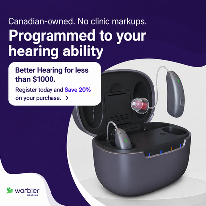 Warbler Series 7: OTC Hearing Aids Professionally Programmed