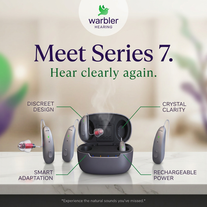 Warbler Series 7 : Canada OTC Hearing Aids Professionally Programmed