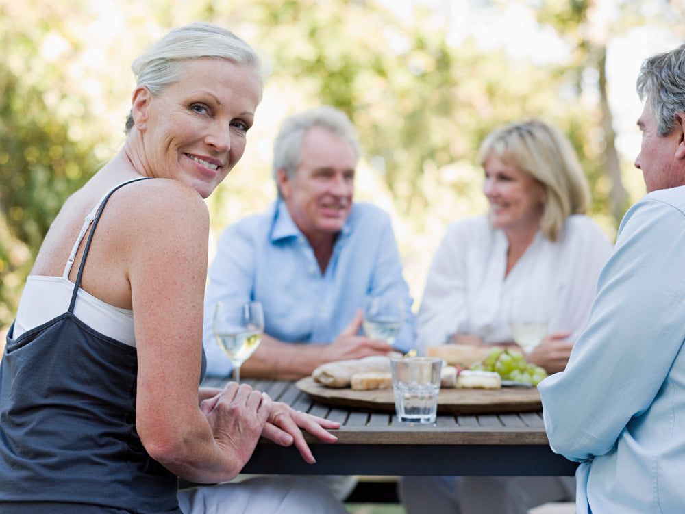 Family enjoying clearer hearing together